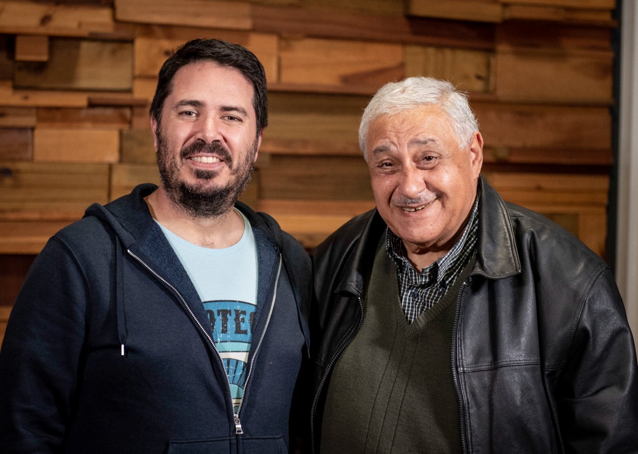 Ricardo Musselli junto a Julio Cobelli